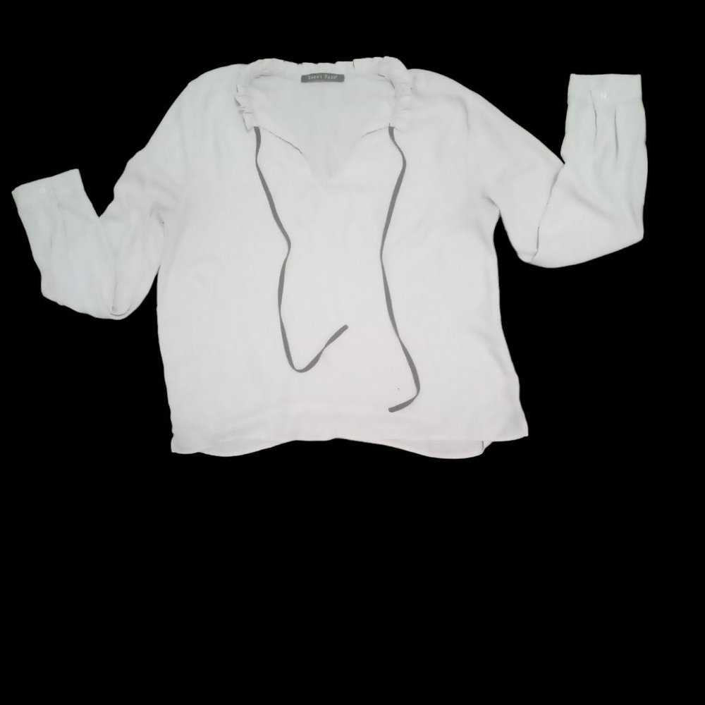 Cream colored blouse